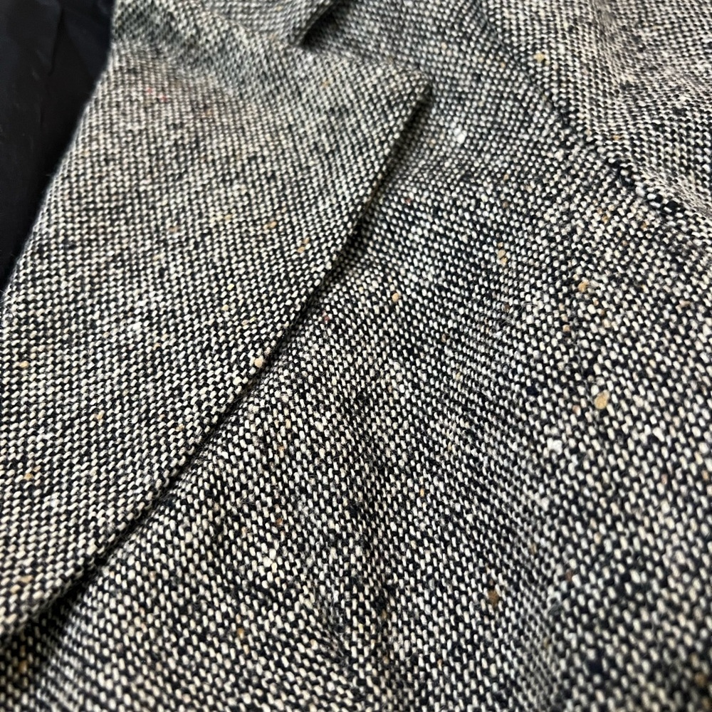 Vintage Trousers Up | Women's Gray Tweed Blazer | Sz 7-8 - Picture 5 of 8